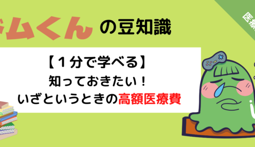 【動画あり】知っておきたい！いざというときの【高額療養費制度】についてを簡単解説！